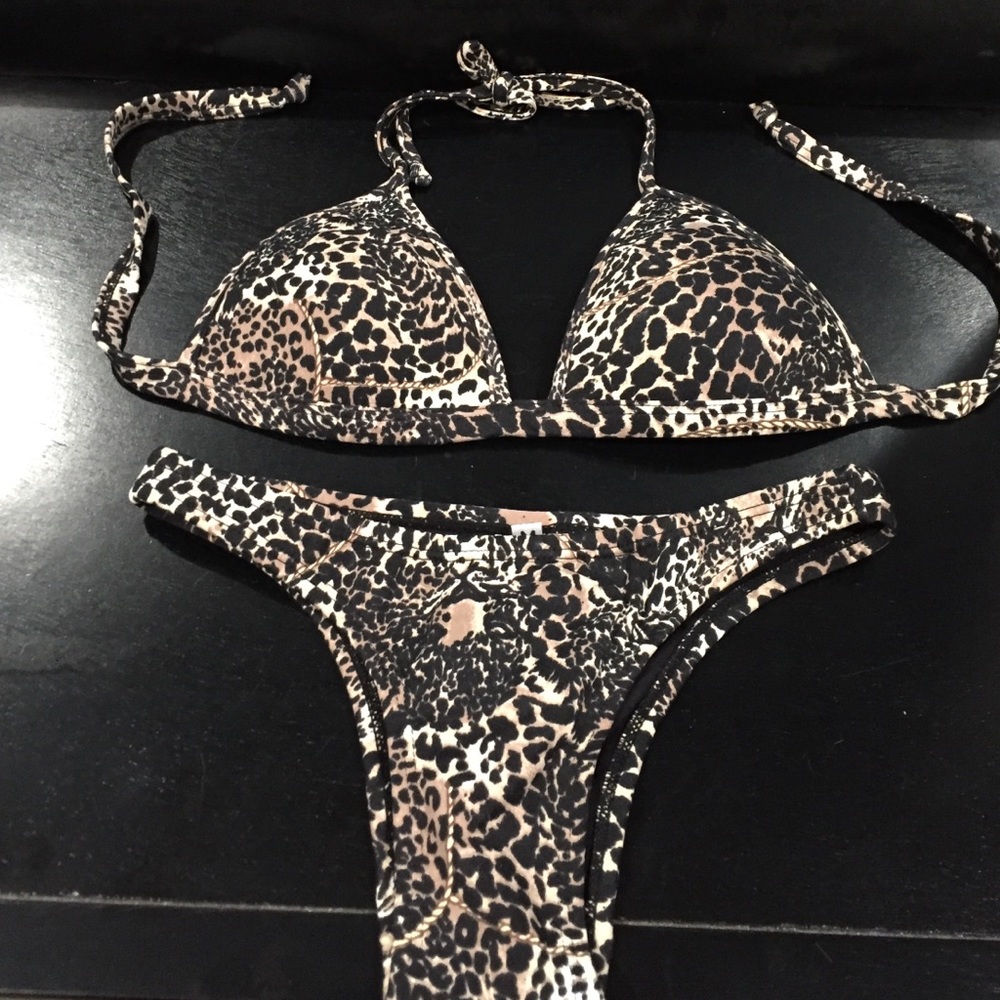 Cheetah Print Brazilian Bikini