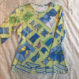 J.McLaughlin Stretchy Printed Top