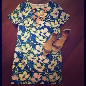 J. Crew Floral Shift Dress