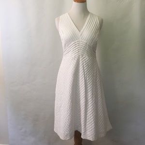 BNWT J.Crew Chevron Pleated dress 8