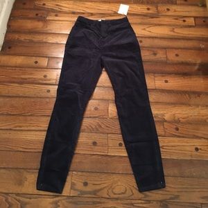 Lauren Conrad Runway Velvet Cigarette Pants