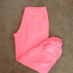 Capri gathered legging in coral