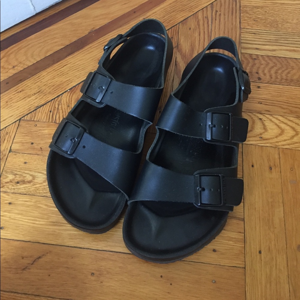 Birkenstock Milano Exquisite Black Leather