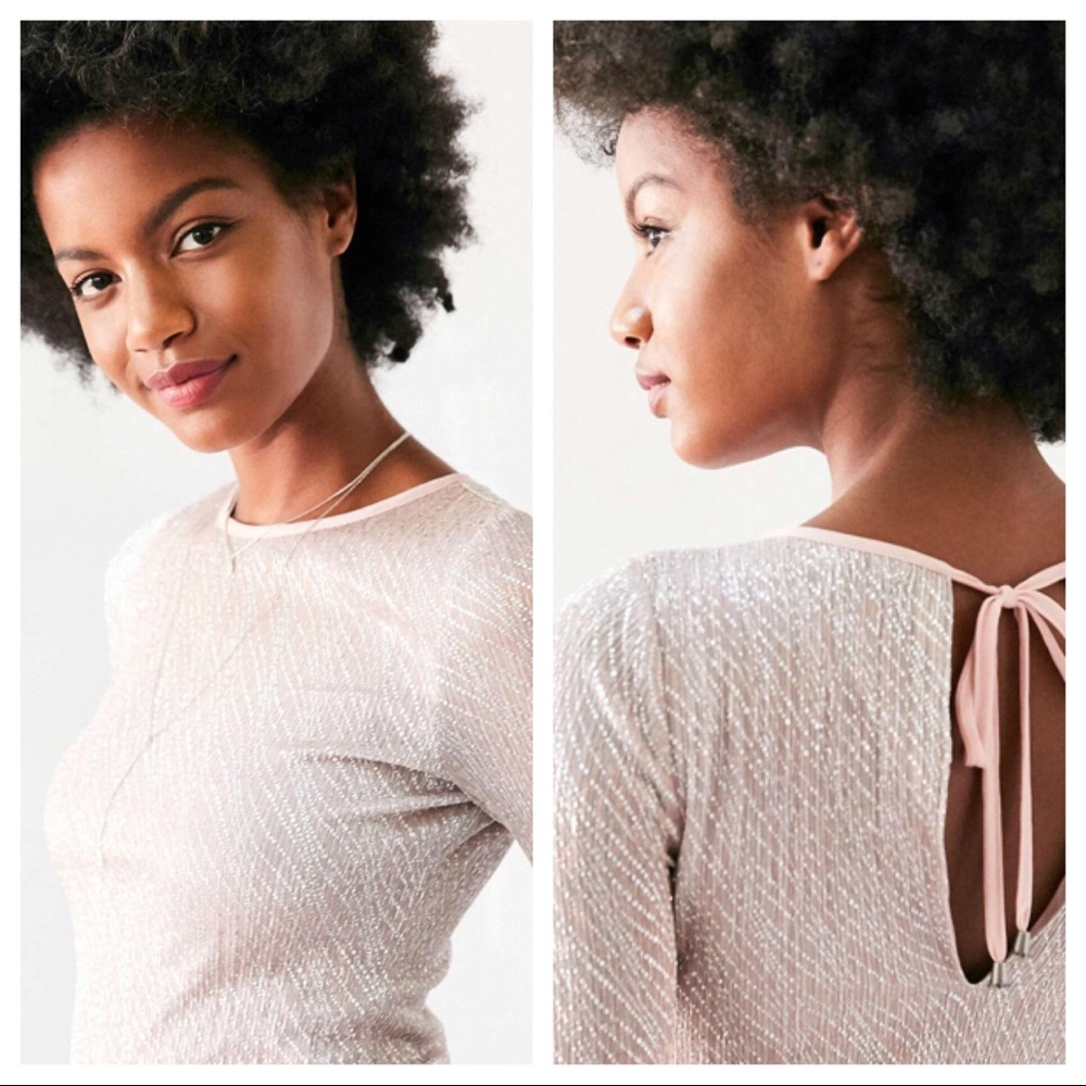Urban Outfitters Claudia Crinkle Shimmer Dress - Picture 4 of 4