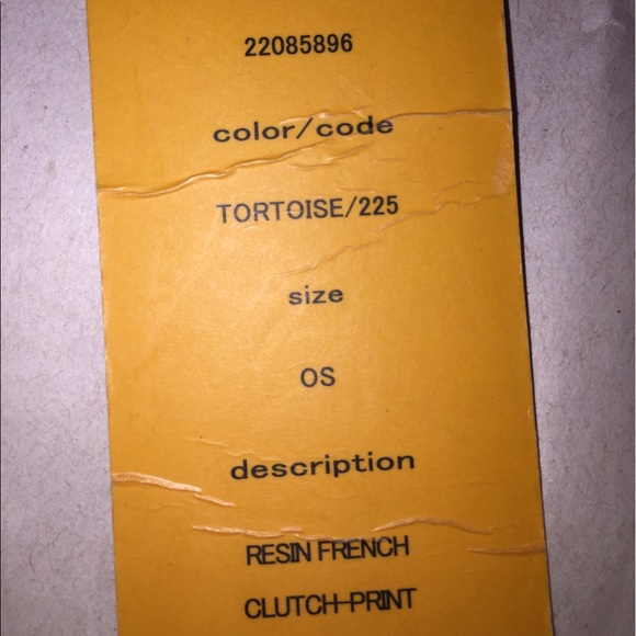 NWT Tory Burch leather & french resin CLUTCH $425 - Picture 5 of 8