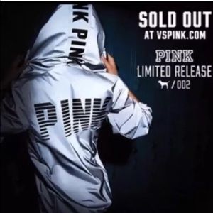 VICTORIA SECRET PINK LIMITED REFLECTIVE ANORAK