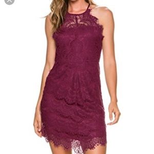 Free People She's Got It Dress - Plum