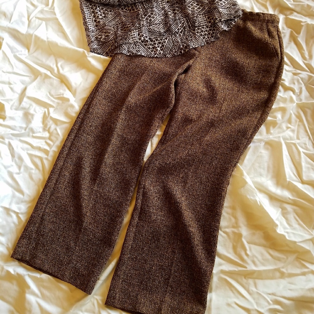 Sag Harbor tweed crop pants