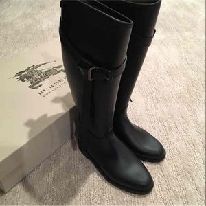 Burberry rain boots