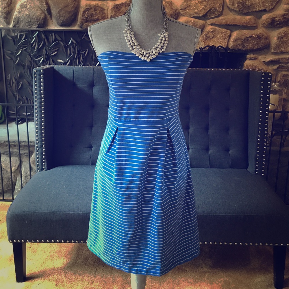 Medium striped tube top dress