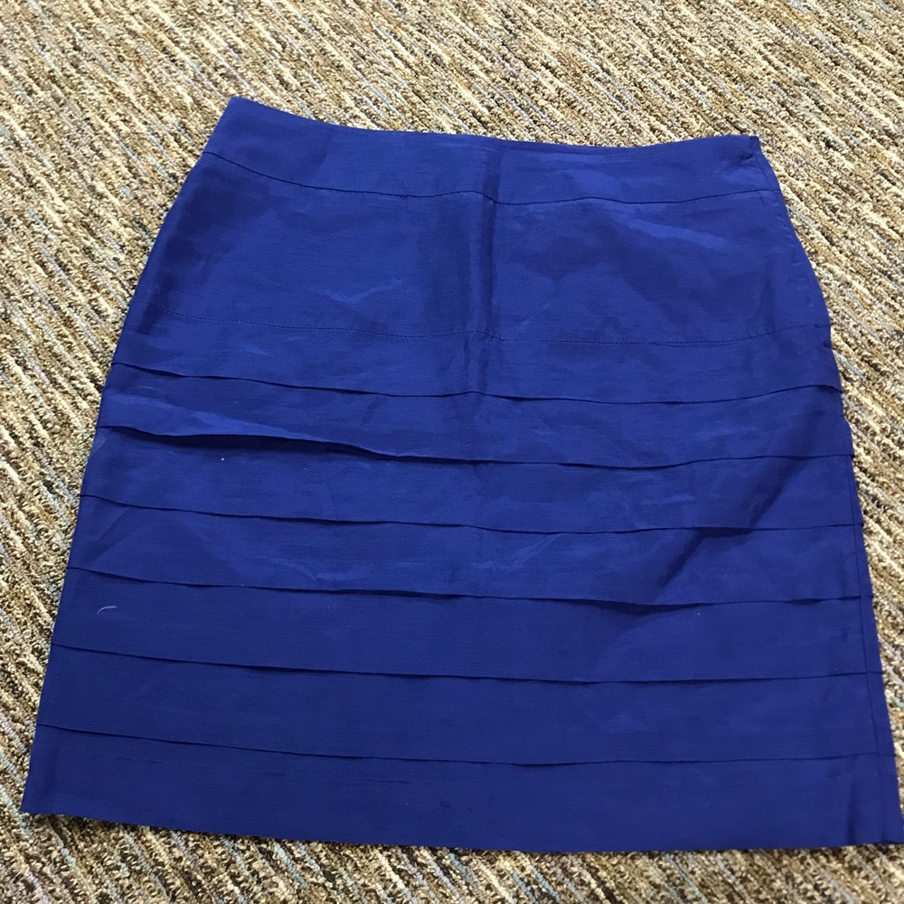 H&M Skirt shiny silky blue