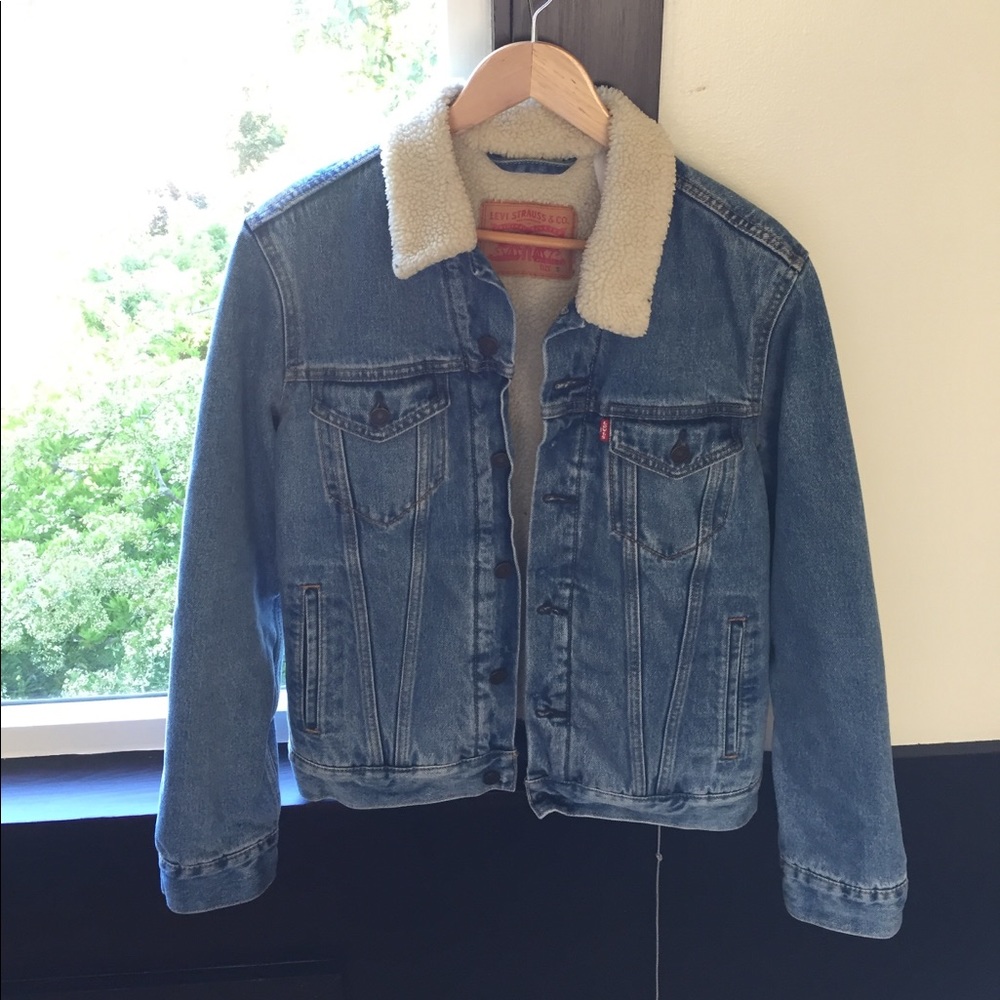 Levi's Sherpa denim jean jacket