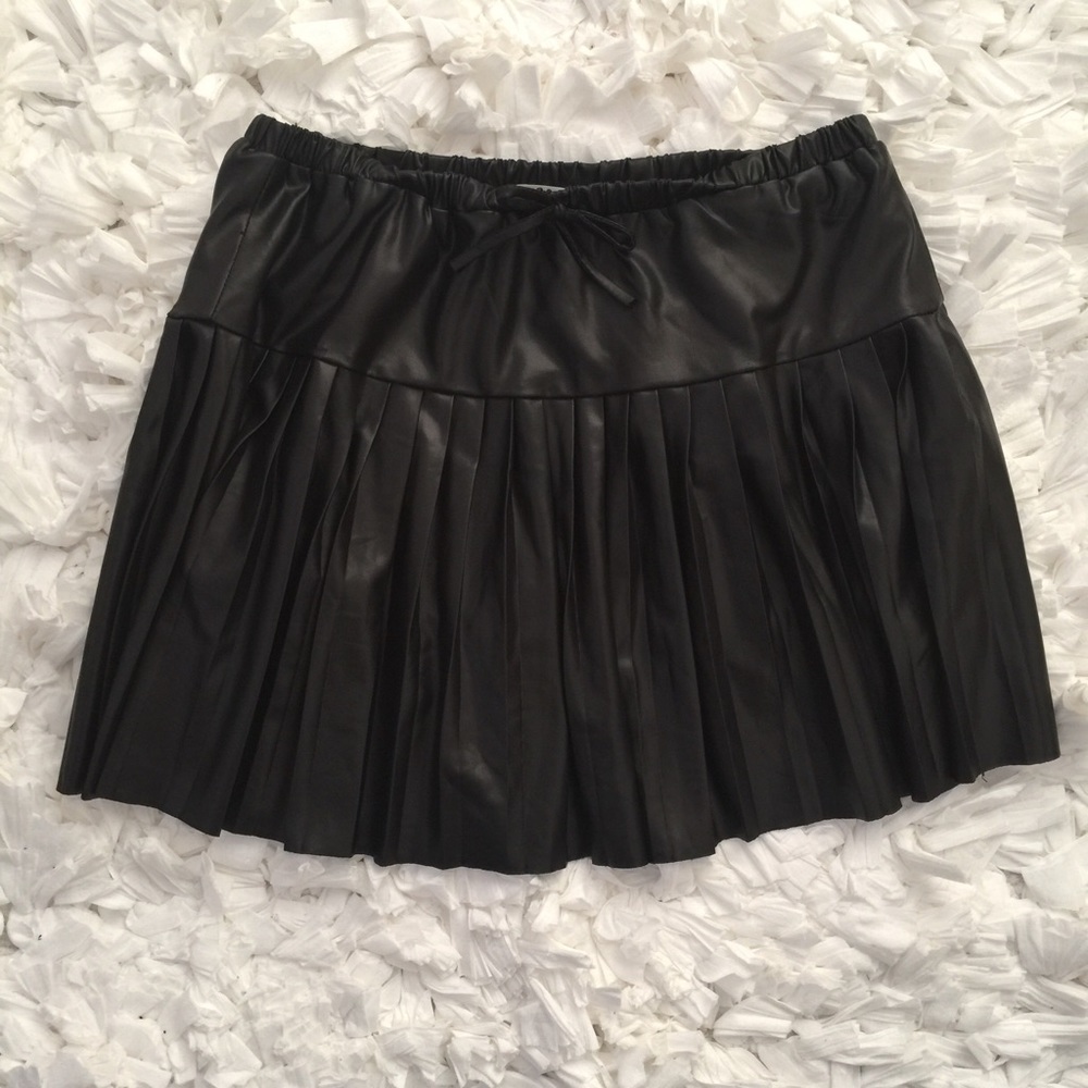 Zara Girls Leather Skirt