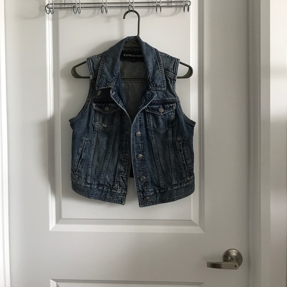 Express Jackets & Blazers - Express Jean Vest