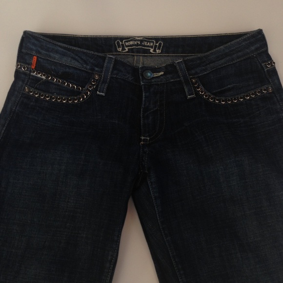 NWOT Robin's Jeans Woman's Marilyn Studded Size 29 - Picture 3 of 4