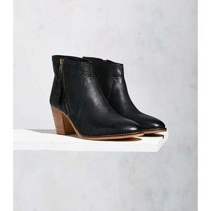 Faye leather booties