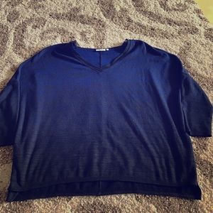 Simply Vera Ombré Poncho Sweater