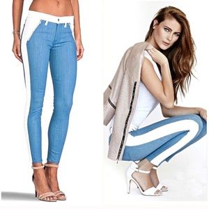 7 FOR ALL MANKIND PIECED SKINNY JEAN