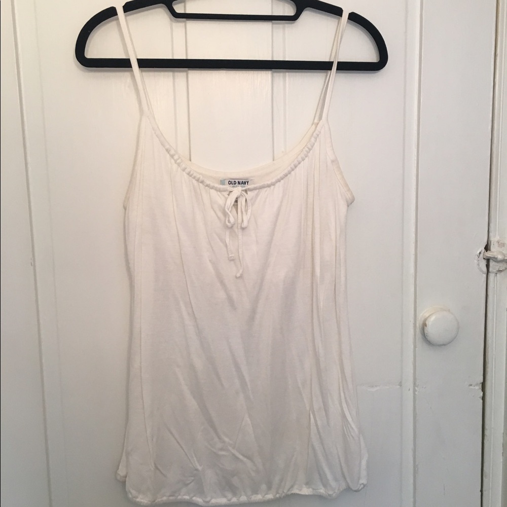 White tank top