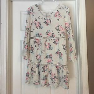 Floral print dress