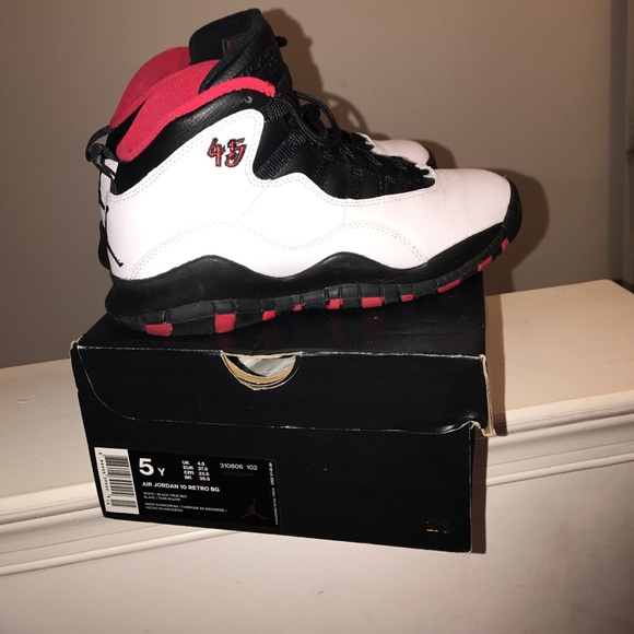 Air Jordan 10 Retro GS 'Double Nickel' Size 5 - Picture 6 of 6