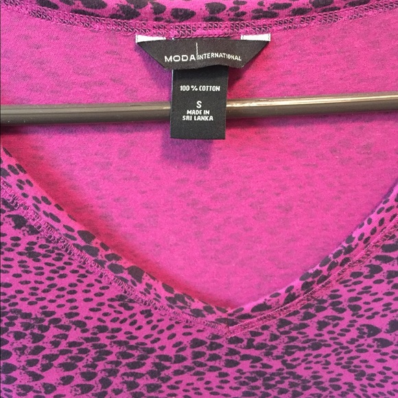 Moda International Tunic Top Sz S - Picture 2 of 5