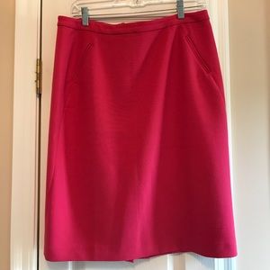LOFT pink pencil skirt