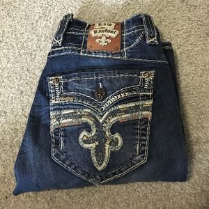 Rock Revival Relaxed Straight Jeans