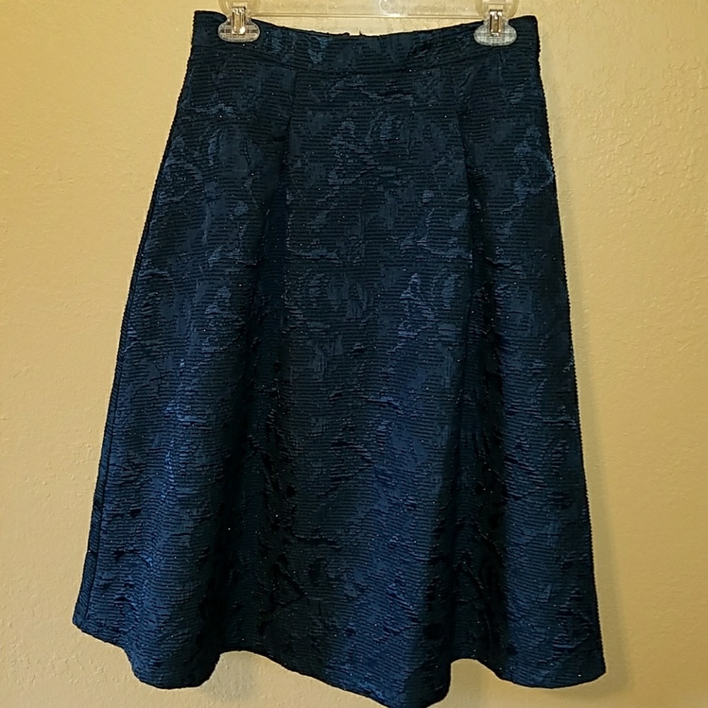 A-line blue skirt!