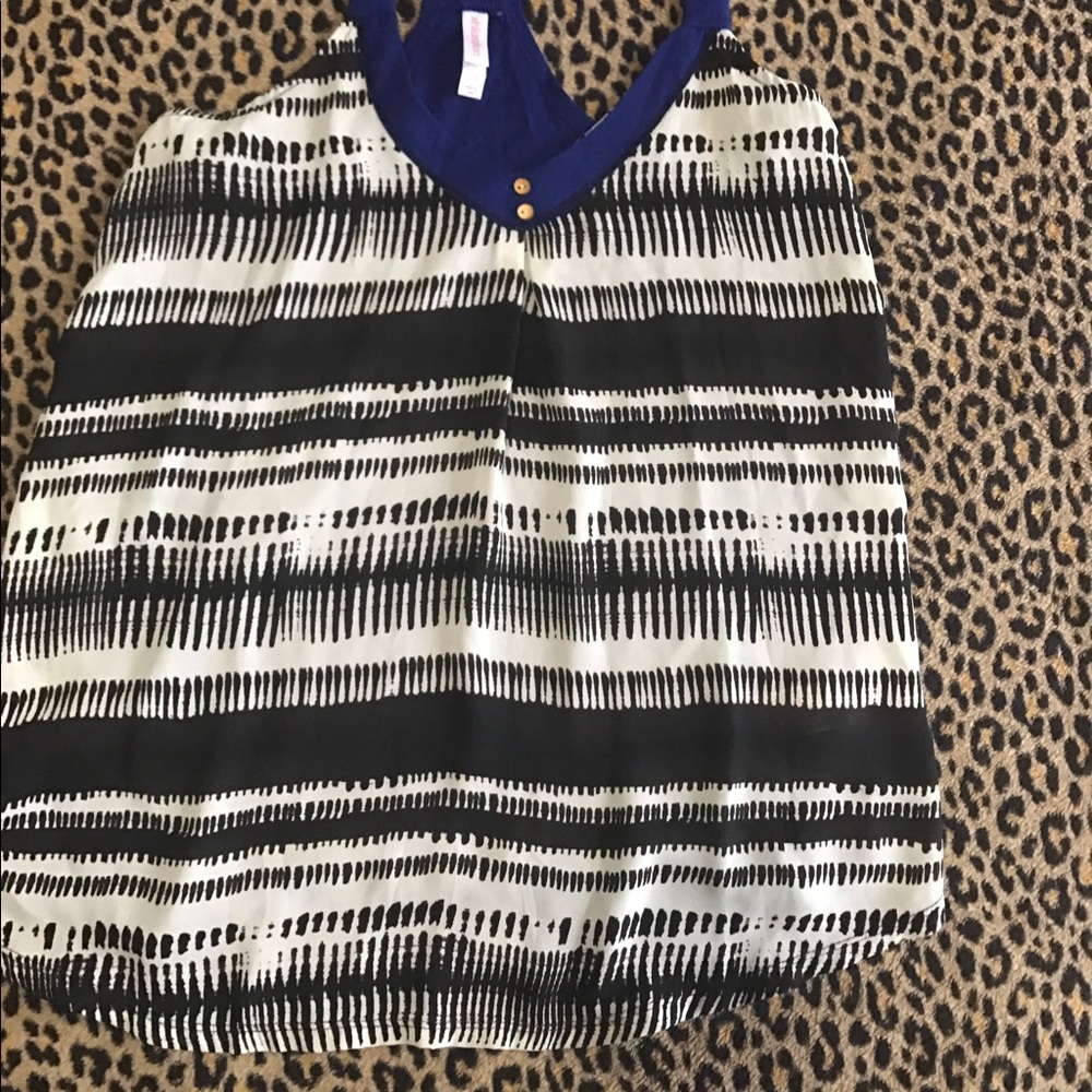 Target  blouse, two tone, two material.