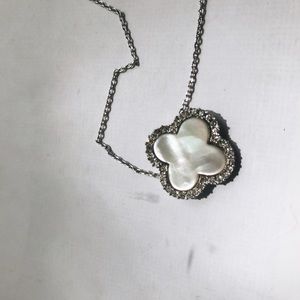 Silver Clover Necklace