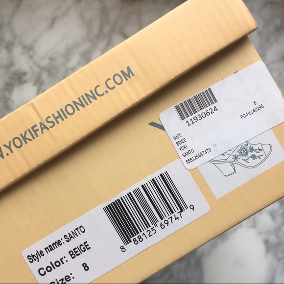 Embroidered Mule Slingback - Picture 6 of 8