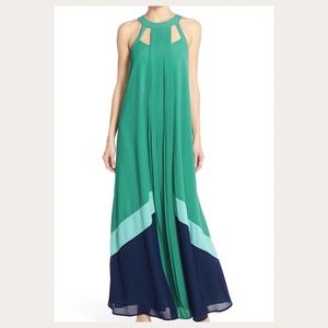 NWT ADELYN RAE gorgeous color block maxi dress