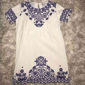 White/ Blue tunic