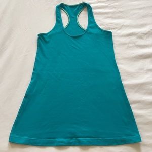 Lululemon cool racerback tank in teal