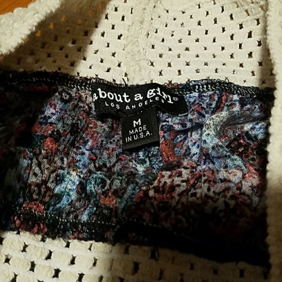 Boho pants, with a stretchy waistband! Size Medium - Picture 4 of 4