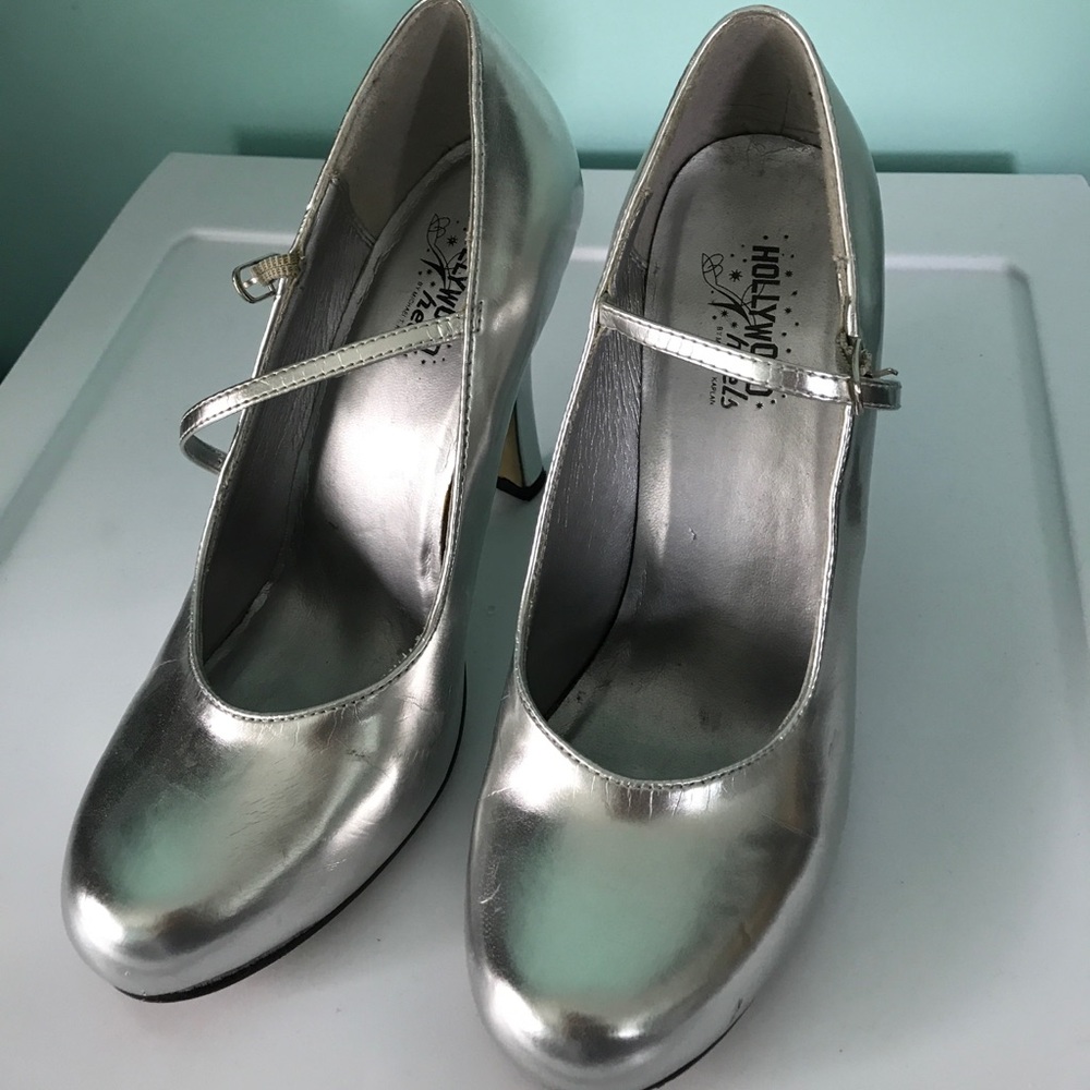 Silver heels