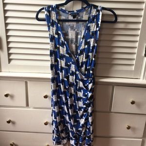 100 % cotton banana republic wrap dress