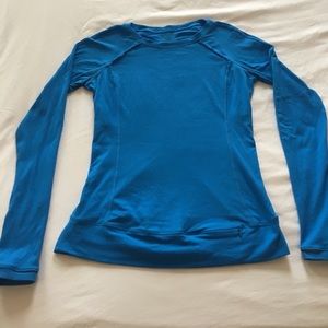 Lululemon long sleeved top with mesh detail