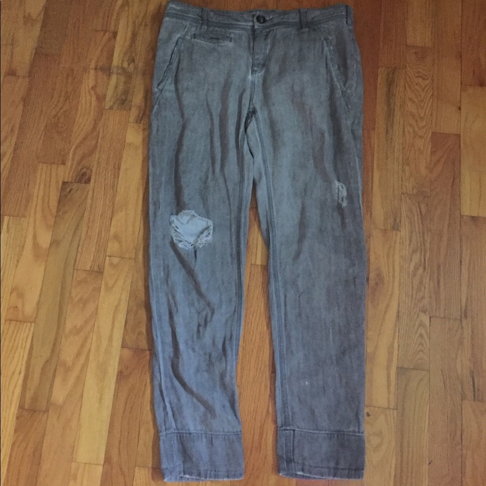 Free People destructed crops