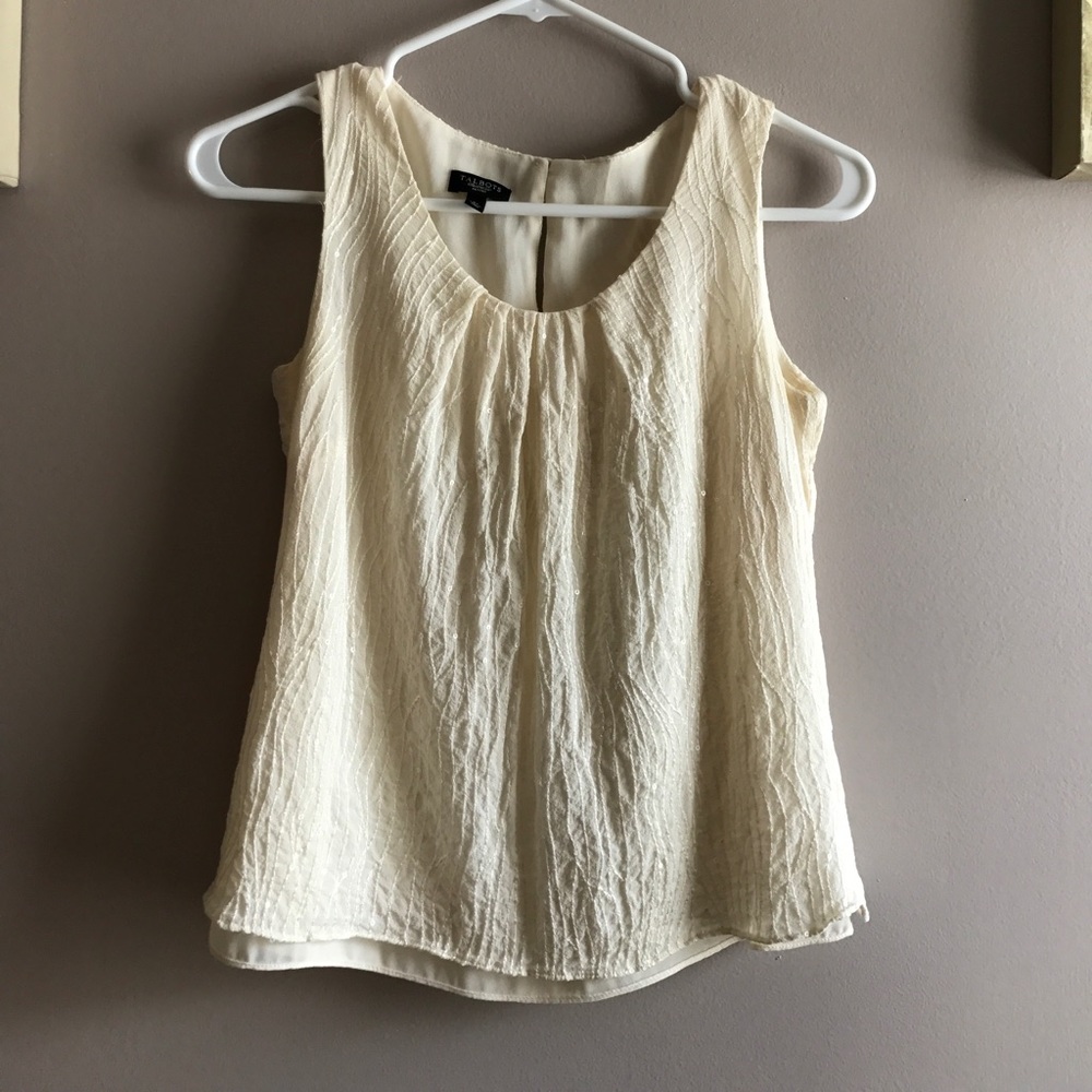 Talbots embellished top