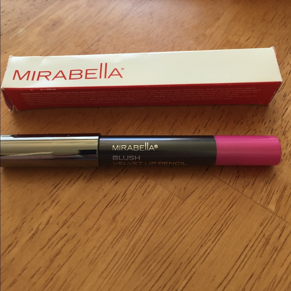 Mirabella Blush Velvet Lip Pencil