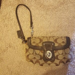 Authentic Coach wristlet