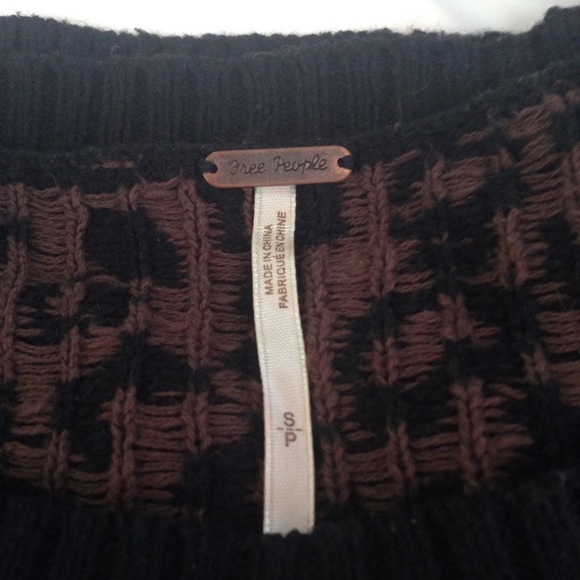 Free People Leopard Print Alpaca Blend Sweater - Picture 1 of 3