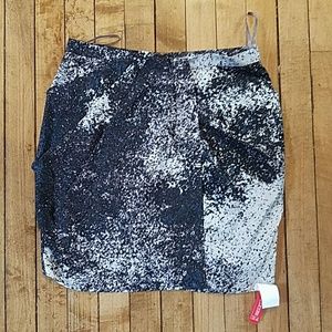 NWT Halston Heritage wrap mini skirt