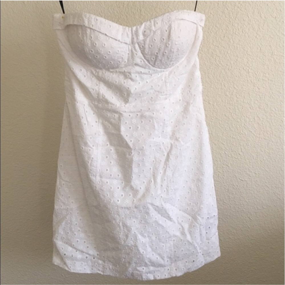 Forever 21 Strapless White Dress