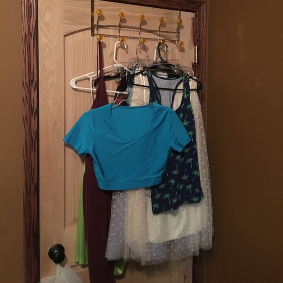 Vintage crop top! S/M Super stretch! - Picture 2 of 3