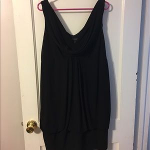 Lane Bryant sleeveless black dress.