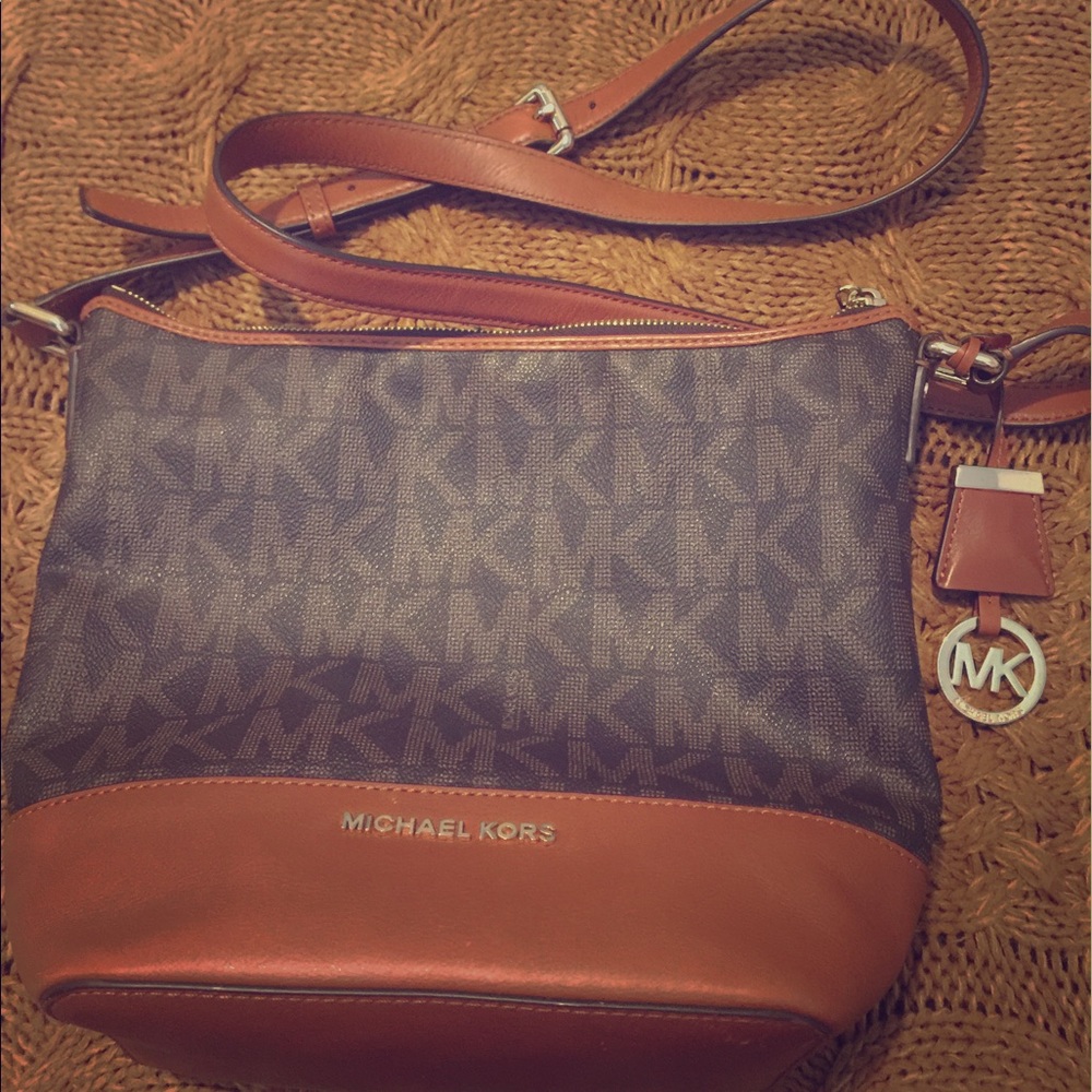 Authentic Michael Kors Signature Handbag