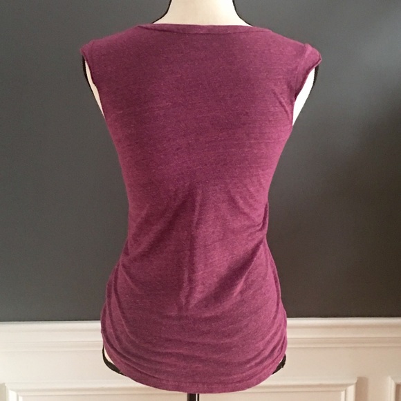 ❗️SOLD❗️Project Social T Maroon Skull Tee - Picture 2 of 4